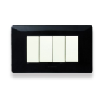 MIX PLACCA 4 POSTI NERO PANTHER - MAS 21MX204