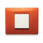 MIX PLACCA 2 POSTI ARANCIO TIBET - MAS 21MX332