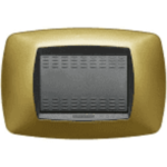 MODO PLACCA 3 POSTI GIALLO PERLA - MAS 39TC323