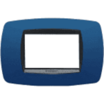 MODO PLACCA 3 POSTI BLU SOFT - MAS 39TC733
