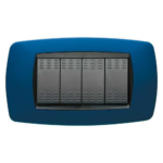 MODO PLACCA 4 POSTI BLU SOFT - MAS 39TC734