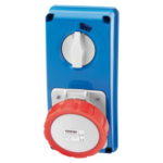 PRESA INTERBLOCCATA VERTICALE IP67 S.F.3P+N+T 16A 400V6H SBF - GEW GW66309N