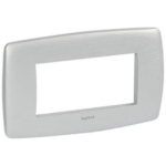 VELA TONDA- PLACCA ALLUMINIO STRIATO 4 MODULI - LEG 685840
