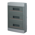 CENTRALINO PARETE IP40 PORTELLA TRASPARENTE 54 MODULI - ELETTROCANALI SERIE CIVILI EC60054