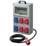 QUADRO ASC 6 PRESE IP65 4X2P+T-2X3P+T - ELETTROCANALI SERIE CIVILI EC6902515