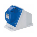 PRESA BASE INCLINATA IP44 220V 2P+T 16A - ELETTROCANALI SERIE CIVILI EC690501