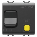 INTERRUTTORE AUTOMATICO MAGNETOTERMICO DIFFERENZIALE 1P+N C16 10MA 230VAC 3KA N. - GEW GW12488