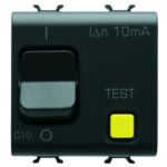 INTERRUTTORE AUTOMATICO MAGNETOTERMICO DIFFERENZIALE 1P+N C10 10MA 230VAC 3KA N. - GEW GW12485