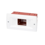 CENTRALINO PROTETTO - DA INCASSO - 2 MODULI IP40 - GEW GW40601