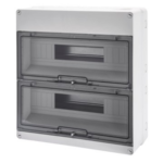 CENTRALINO - PARETI CON CENTRINI DI FORATURA - PREDISPOSTO PER ALLOGGIAMENTO MORSETTIERE - (18X2) 36M IP55 - GEW GW40009