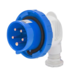 SPINA MOBILE A 90° 3P+N+T 32A 230V 9H - GEW GW60121