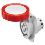 PRESA FISSA DA INCASSO A 10° HP IP67 3P+T 32A 400V 6H - GEW GW62242H