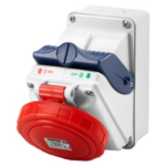 COMBIBLOC - CON FONDO - IP55 - 3P+N+T 32A 400V - 6H - GEW GW66464