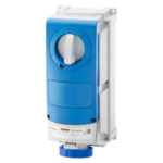 PRESA FISSA INTERBLOCCATA VERTICALE - CON FONDO - 3P+N+T 16A 230V 9H DIR - GEW GW66506