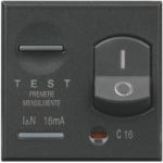 AXOLUTE - INTERRUTTORE MAGNETOTERMICO DIFFERENZIALE 1P+N 6A 10MA - BTICINO LEGRAND HS4305/6
