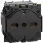 L.NOW - PRESA FLAT 16A STD GER-ITA NERA - BTICINO LEGRAND KG4140A16F