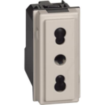 L.NOW - PRESA 2P+T 10/16A 250VAC BIPASSO - BTICINO LEGRAND KM4180