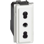 L.NOW - PRESA 2P+T 10/16A 250VAC BIPASSO - BTICINO LEGRAND KW4180