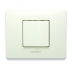 MIX PLACCA 2 POSTI BIANCO ASPEN - MAS 21MX102