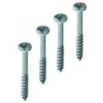 KIT 4 VITI AUTOFILETTANTI IN ACCIAIO INOX - PER POZZETTI 300X300X300 - GEW DX59450