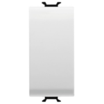 INVERTITORE UNIPOLARE 250V ac - 16AX - NEUTRO - 1 MODULO - BIANCO LUCIDO - CHORUS - GEW GW10091