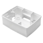 SCATOLA DA PARETE - PER PLACCHE ONE - STANDARD ITALIANO 3 POSTI - BIANCO - CHORUS - GEW GW16743