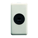 PRESA PER ALTOPARLANTI - 1 MODULO - SYSTEM WHITE - GEW GW20241