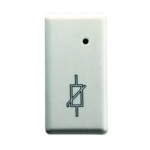 LIMITATORE DI SOVRATENSIONI CON SEGNALAZIONE INTERVENTO - 250V ac - 75J - 1 MODULO - SYSTEM WHITE - GEW GW20423