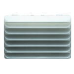 LAMPADA SEGNAPASSO CON DIFFUSORE PIANO - 12/24V - OPALE - 3 MODULI - SYSTEM - GEW GW20601