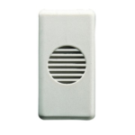 SUONERIA - 230V ac - 50Hz - 8VA - 80 dB A 1 METRO - 1 MODULO - SYSTEM WHITE - GEW GW20616