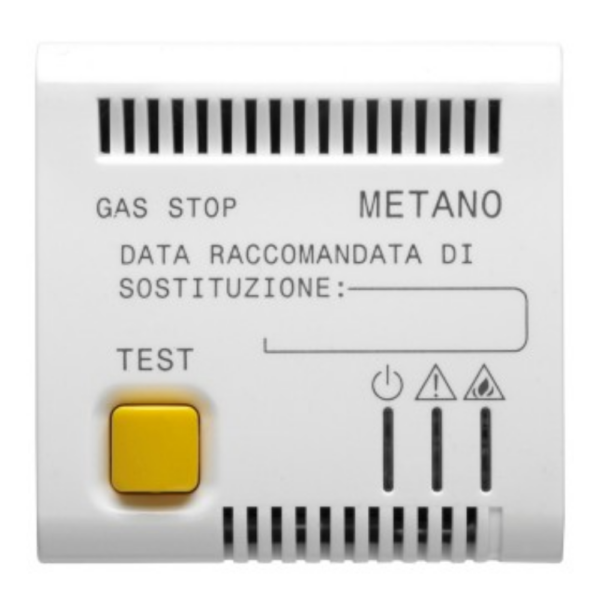 RIVELATORE GAS METANO - 12V ac/dc - 2 MODULI - SYSTEM WHITE - GEW GW20867
