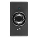 REGOLATORE ELETTRONICO - PER CARICHI RESISTIVI - ROTATIVO - 1 MODULO - SYSTEM BLACK - GEW GW21802