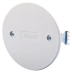 COPERCHIO PER SCATOLE TONDE DA INCASSO - DIAMETRO 65mm - BIANCO - CON GRIFFE - GEW GW24218