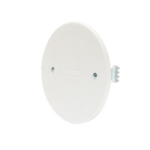 COPERCHIO PER SCATOLE TONDE DA INCASSO - DIAMETRO 85mm - BIANCO - CON GRIFFE - GEW GW24220