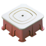 SCATOLA DA INCASSO PER IMPIANTI TELEFONICI - PER INSTALLAZIONI TIPO TRADIZIONALE - COPERCHIO AVORIO - 68x68x30 - GEW GW24221