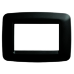 PLACCA PLAYBUS YOUNG - IN TECNOPOLIMERO - FINITURA SATINATA - 4 POSTI - NERO TONER - PLAYBUS - GEW GW32304