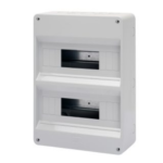 CENTRALINO PROTETTO SENZA PORTA - PARETI CON CENTRINI DI FORATURA - PREDISPOSTO PER ALLOGGIAMENTO MORSETTIERE - (12X2) 24+2M IP40 - GEW GW40030