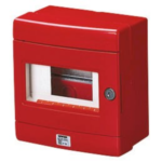CENTRALINO STAGNO PER EMERGENZA CON GUIDA DIN - 8 MODULI EN50022 - GRIGIO RAL 7035 - GEW GW42208