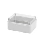 CASSETTA DI DERIVAZIONE E PER APPARECCHIATURE ELETTRICHE ED ELETTRONICHE-COPERCHIO BASSO TRASPARENTE-IP56-DIMENSIONI INTERNE 150X110X70-PARETI LISCE - GEW GW44426