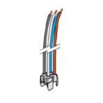 MODULO DI ALIMENTAZIONE AD INNESTO RAPIDO - GWFIX 100 - 100A 4P CON CAVO - L=350MM - GEW GW49784