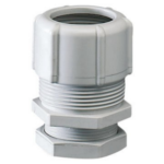 RACCORDO TUBO/CASSETTA IN POLIMERO ANTIURTO - FORO DIAMETRO 37MM - PER TUBO DIAMETRO 32MM - GRIGIO RAL7035 - IP66 - GEW GW50418