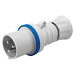 SPINA MOBILE DIRITTA HP - IP44/IP54 - 2P+T 32A 200-250V 50/60HZ - BLU - 6H - CABLAGGIO A VITE - GEW GW60015H