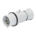 SPINA MOBILE DIRITTA HP - IP44/IP54 - 3P+T 32A 480-500V 50/60HZ - NERO - 7H - CABLAGGIO A VITE - GEW GW60021