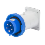 SPINA FISSA DA INCASSO DIRITTA - IP67 - 3P+T 16A 200-250V 50/60HZ - BLU - 9H - CABLAGGIO A VITE - GEW GW60227