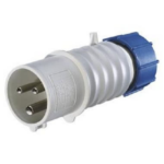 SPINA MOBILE DIRITTA PROTETTA - IP44 - 3P+T 16A 380-415V 50/60HZ 6H - MONTAGGIO E CABLAGGIO RAPIDO - GEW GW61008