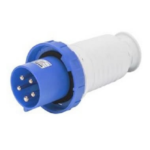 SPINA MOBILE DIRITTA STAGNA HP - IP67 - 2P+T 63A 200-250V 50/60HZ6H - CABLAGGIO A VITE - GEW GW61048