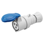 PRESA MOBILE DIRITTA HP - IP44/IP54 - 2P+T 32A 200-250V 50/60HZ - BLU - 6H - CABLAGGIO A VITE - GEW GW62015H