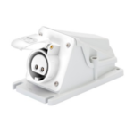 PRESA FISSA DA PARETE A 90° - IP44 - 3P 16A 40-50V 50-60HZ - BIANCO - 12H - CABLAGGIO A VITE - GEW GW62541