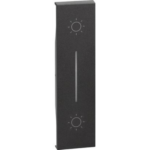 L.NOW - COVER DOPPIO PULSANTE 1M NERA - BTICINO LEGRAND KG05L