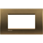 LL - PLACCA 4P BRONZO - BTICINO LEGRAND LNA4804BZ